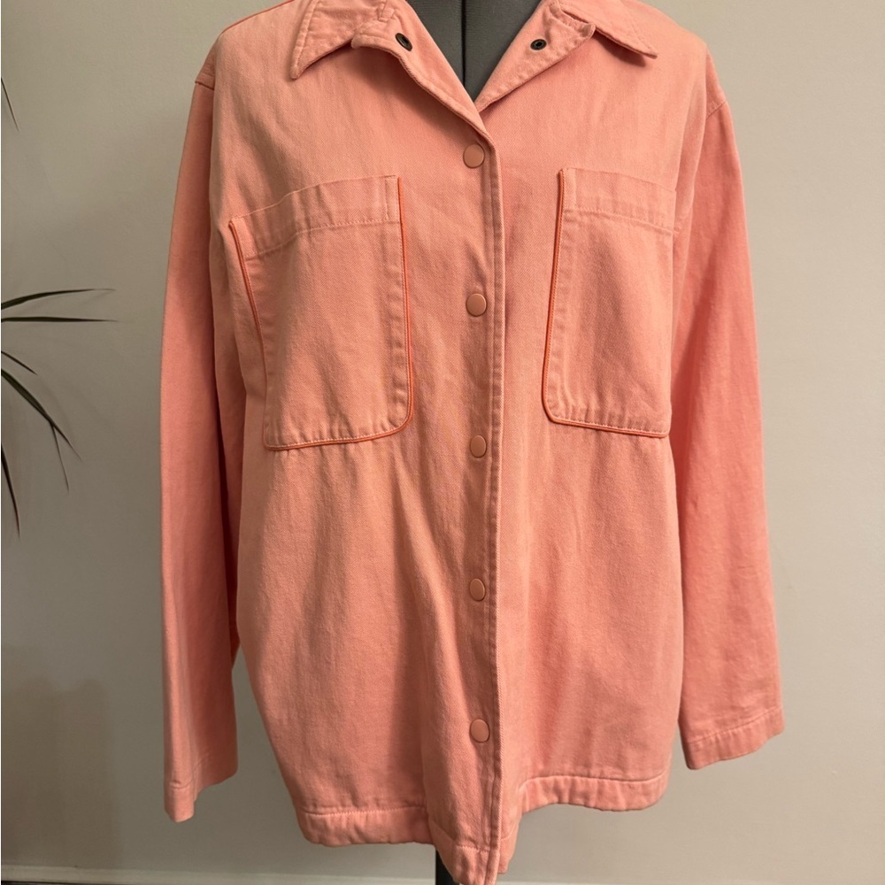 The Upside Light Pink Utility Jacket - Picture 2 of 6
